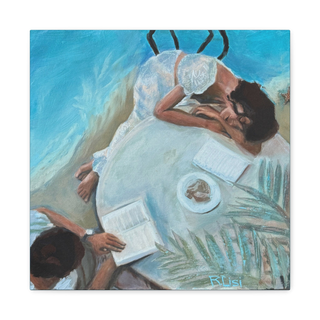 Boy Meets Girl – Dreaming | 16 x 16 Fine Art Canvas Print