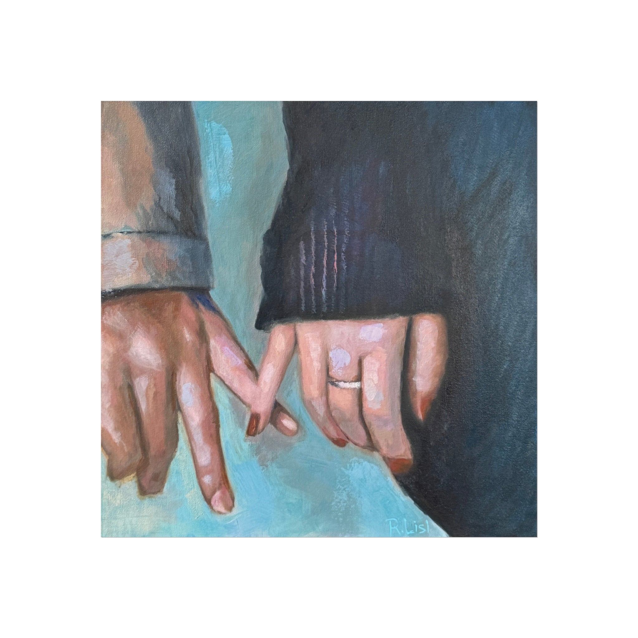 Boy Meets Girl – Promise | 16x16 Giclée Fine Art Paper Print – $59 (Free Shipping)