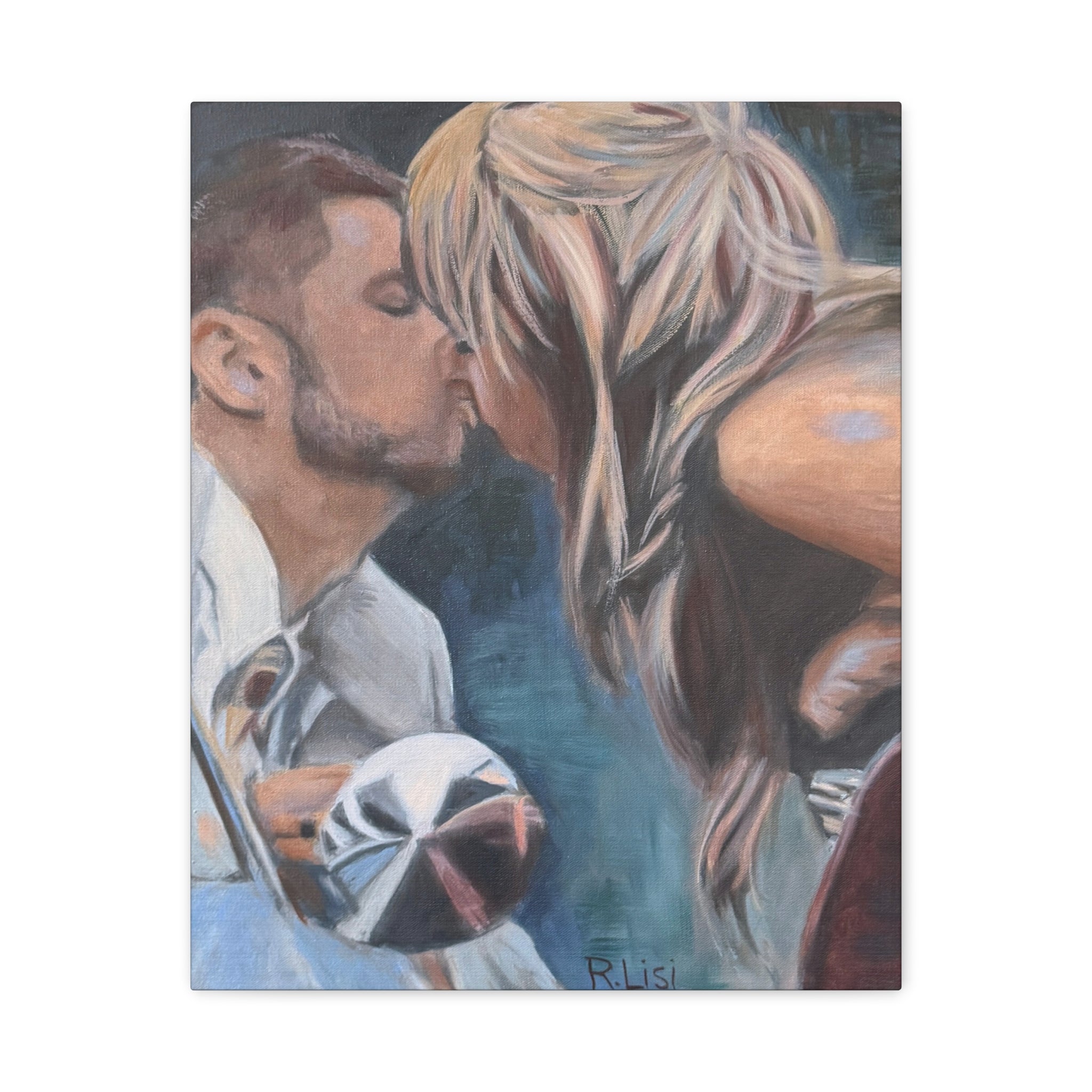 Boy Meets Girl – Baby Blue | 16x20 Fine Art Canvas Print