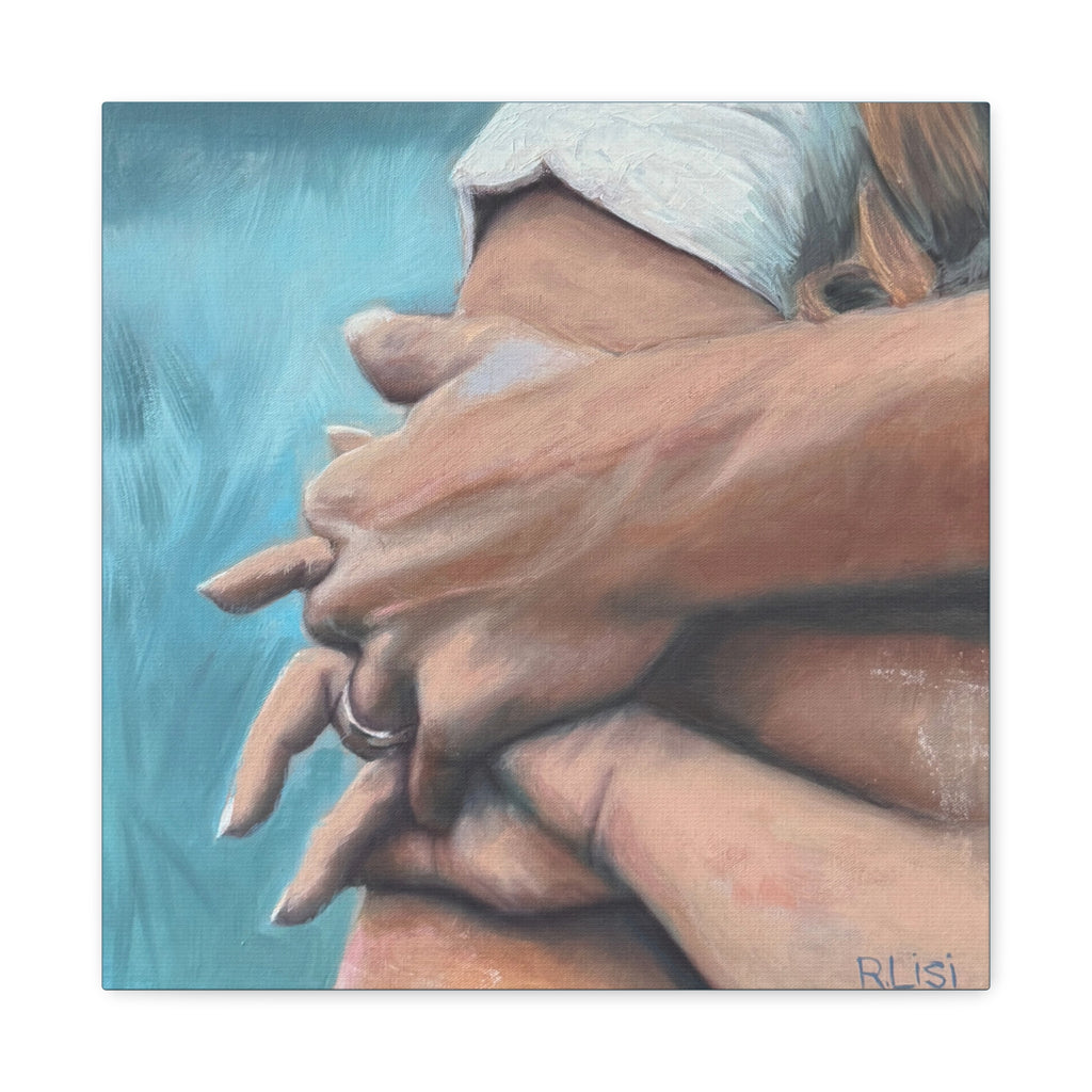Boy Meets Girl – Envelop | 16 x 16 Fine Art Canvas Print