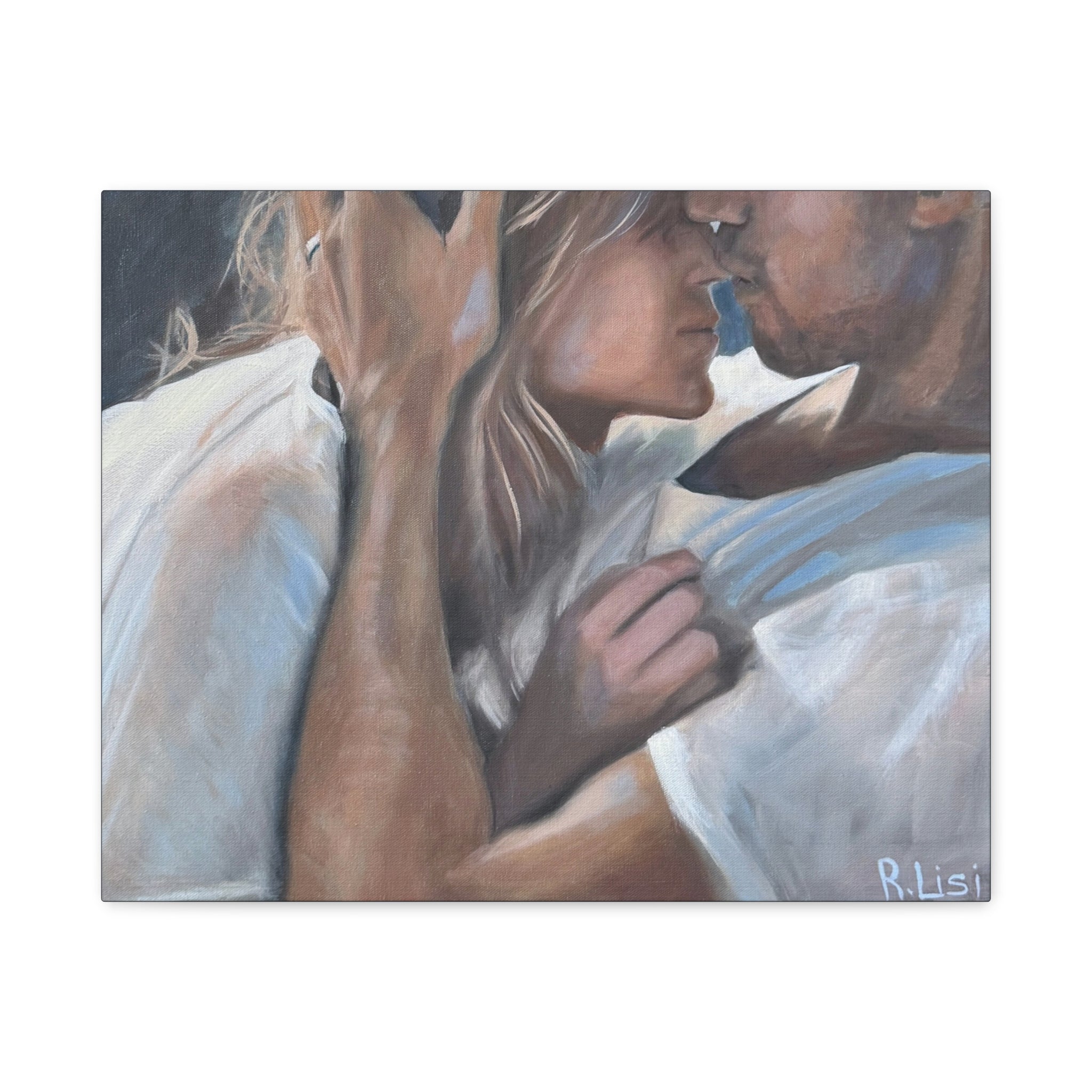 Boy Meets Girl – Tender | 20 x 16 Fine Art Canvas Print