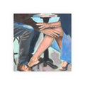 Boy Meets Girl – Footsie | 16x16 Fine Art Paper Print – $59 (Free Shipping)