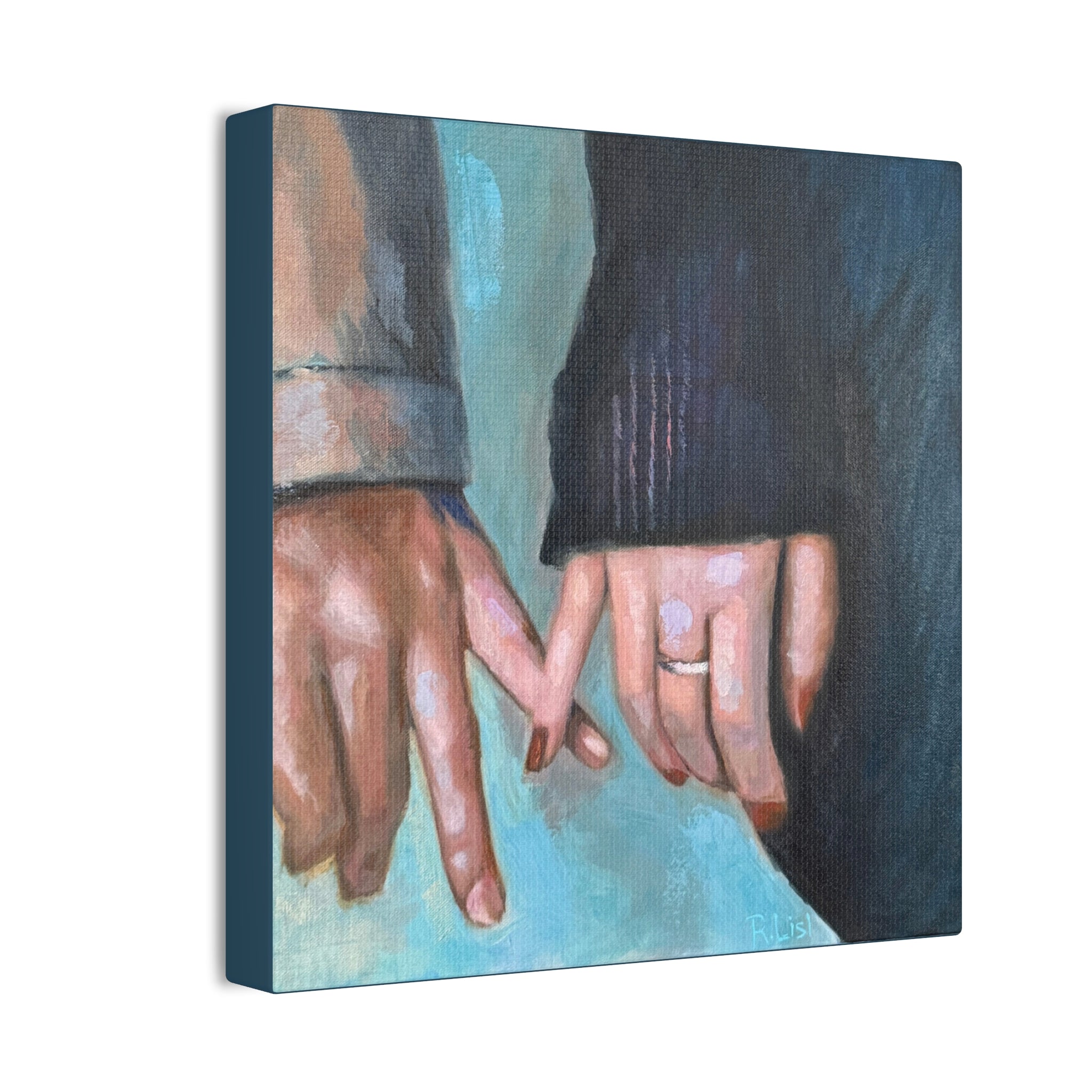 Boy Meets Girl – Promise | 8x 8 Fine Art Canvas Print