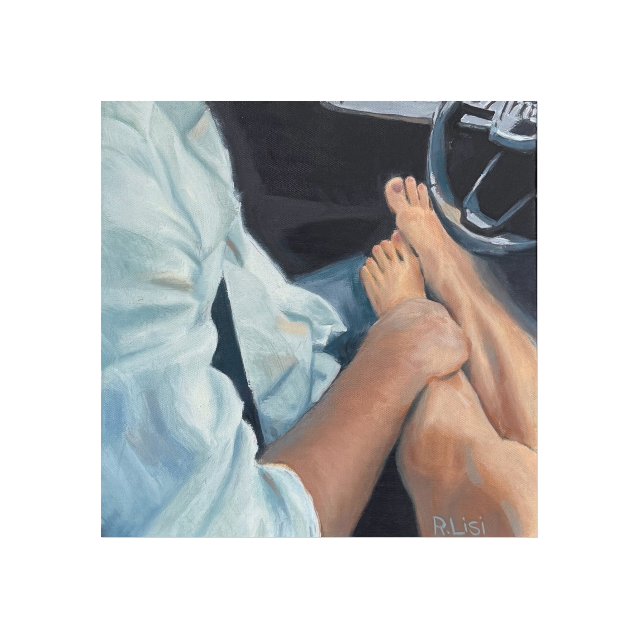 Boy Meets Girl – Cruisin’ | 16x16 Giclée Fine Art Paper Print – $59 (Free Shipping)