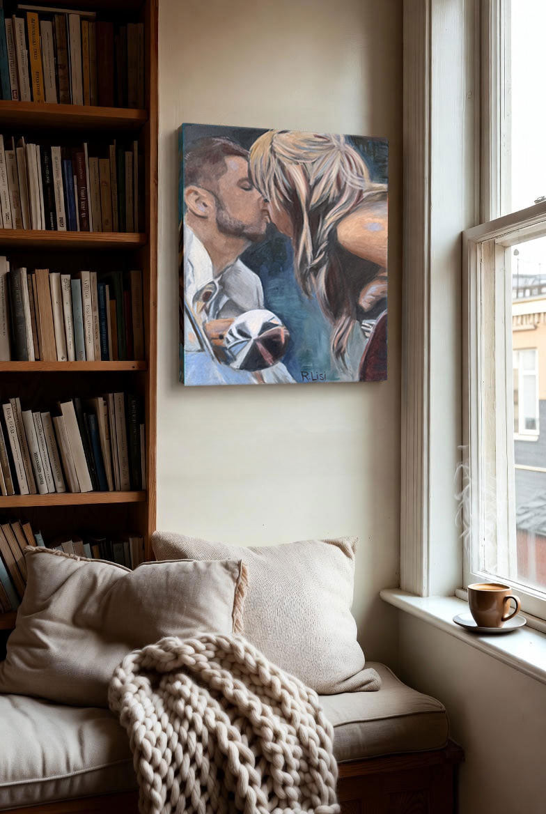 Boy Meets Girl – Baby Blue | 16x20 Fine Art Canvas Print