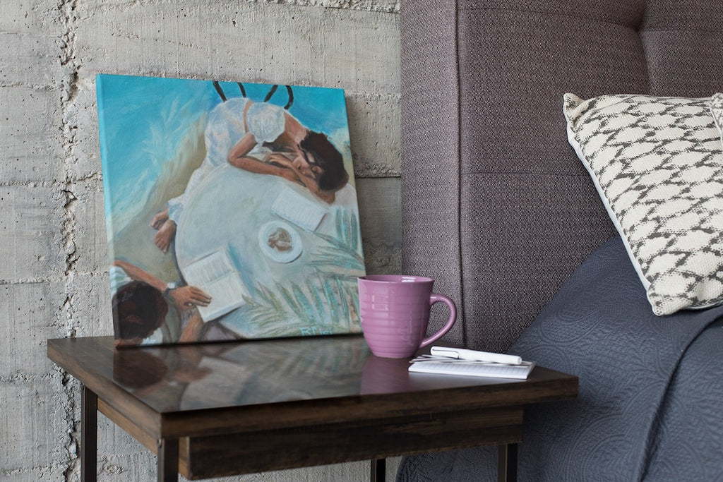 Boy Meets Girl – Dreaming | 16 x 16 Fine Art Canvas Print