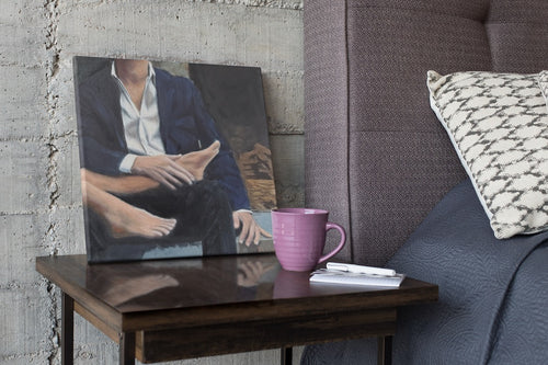 Boy Meets Girl – Elegance | 16 x 16 Fine Art Canvas Print