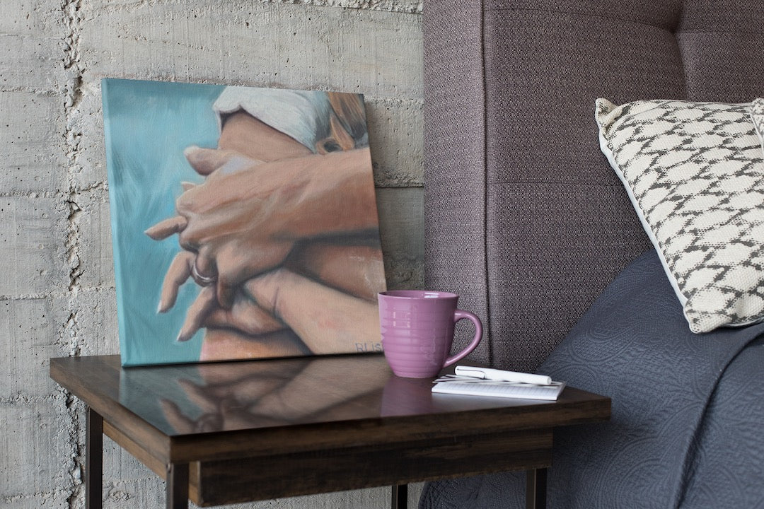 Boy Meets Girl – Envelop | 16 x 16 Fine Art Canvas Print